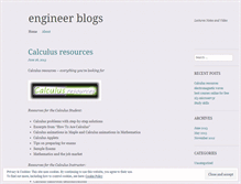 Tablet Screenshot of engineerblogs.wordpress.com