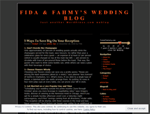 Tablet Screenshot of fidanfahmy.wordpress.com