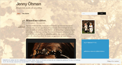 Desktop Screenshot of jennyohman.wordpress.com