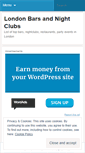 Mobile Screenshot of londonnightclubs.wordpress.com