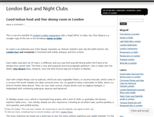 Tablet Screenshot of londonnightclubs.wordpress.com