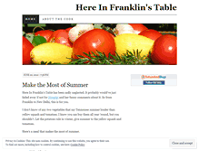 Tablet Screenshot of hereinfranklinstable.wordpress.com