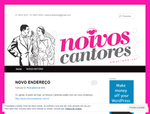 Tablet Screenshot of noivoscantores.wordpress.com