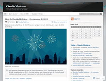 Tablet Screenshot of claudiomedeiros.wordpress.com