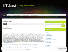 Tablet Screenshot of iiitadda.wordpress.com