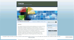 Desktop Screenshot of fondoin.wordpress.com