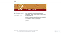Desktop Screenshot of lrestaurant.wordpress.com