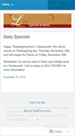 Mobile Screenshot of lrestaurant.wordpress.com
