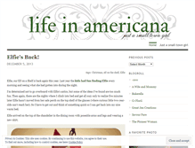 Tablet Screenshot of lifeinamericana.wordpress.com