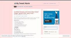 Desktop Screenshot of mysweetmarie.wordpress.com