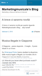 Mobile Screenshot of marketingmusicale.wordpress.com