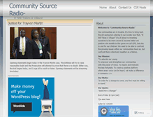 Tablet Screenshot of communitysourceradio.wordpress.com