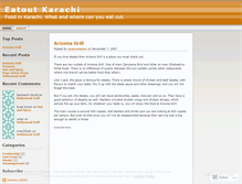 Tablet Screenshot of eatoutkarachi.wordpress.com