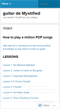 Mobile Screenshot of guitardemystified.wordpress.com