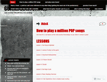 Tablet Screenshot of guitardemystified.wordpress.com