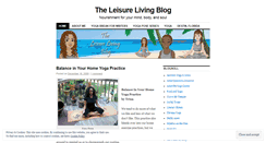 Desktop Screenshot of leisureliving.wordpress.com