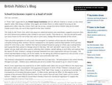 Tablet Screenshot of britishpolitics.wordpress.com