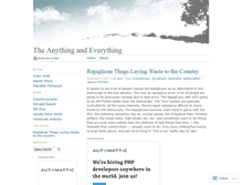 Tablet Screenshot of anythingandeverythingblog.wordpress.com
