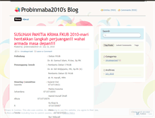 Tablet Screenshot of probinmaba2010.wordpress.com