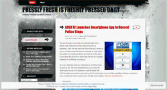 Desktop Screenshot of presslyfresh.wordpress.com