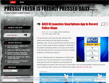 Tablet Screenshot of presslyfresh.wordpress.com