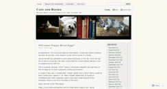 Desktop Screenshot of catsandbooks.wordpress.com