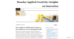 Desktop Screenshot of basadur.wordpress.com