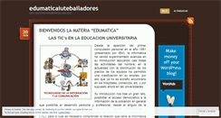 Desktop Screenshot of edumaticaiutebailadores.wordpress.com