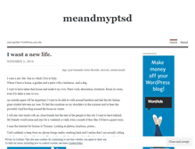 Tablet Screenshot of meandmyptsd.wordpress.com