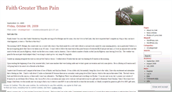 Desktop Screenshot of faithgreaterthanpain.wordpress.com