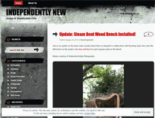 Tablet Screenshot of independentlynew.wordpress.com