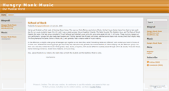Desktop Screenshot of hungrymonkmusic.wordpress.com
