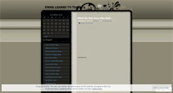 Desktop Screenshot of emmalearnstoteach.wordpress.com