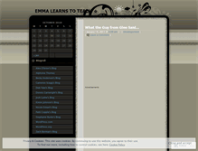 Tablet Screenshot of emmalearnstoteach.wordpress.com