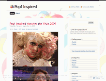 Tablet Screenshot of popinspired.wordpress.com