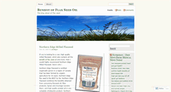 Desktop Screenshot of flaxseed.wordpress.com