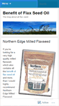Mobile Screenshot of flaxseed.wordpress.com