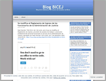 Tablet Screenshot of bicej.wordpress.com