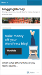 Mobile Screenshot of bloggingblarney.wordpress.com