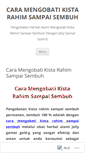 Mobile Screenshot of caramengobatikistarahimsampaisembuh.wordpress.com