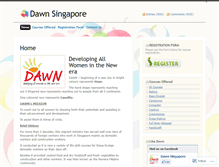 Tablet Screenshot of dawnsingapore.wordpress.com