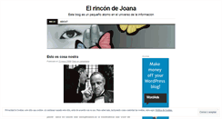 Desktop Screenshot of joanamiren.wordpress.com