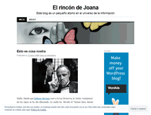 Tablet Screenshot of joanamiren.wordpress.com
