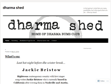 Tablet Screenshot of dharmashed.wordpress.com