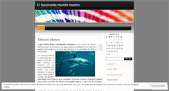 Desktop Screenshot of mundomarino.wordpress.com