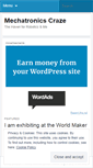 Mobile Screenshot of mechatronicscraze.wordpress.com