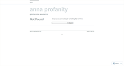 Desktop Screenshot of annaprofanity.wordpress.com