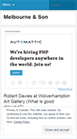 Mobile Screenshot of melbourneandson.wordpress.com