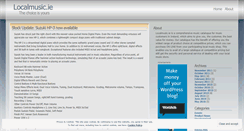 Desktop Screenshot of localmusicie.wordpress.com
