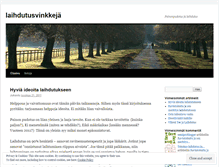 Tablet Screenshot of laihdutusvinkit.wordpress.com